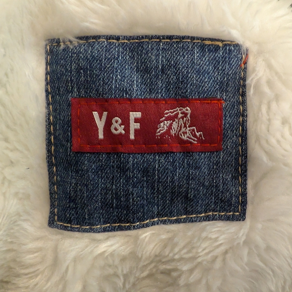 Y&F Sherpa Lined Jean Jacket, Size M, EUC! - Picture 10 of 10